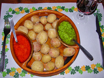 Kartoffeln mit Soße Kartoffeln mit Soße