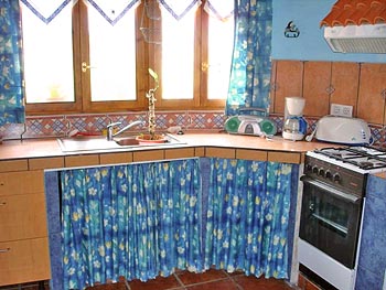 Küche im kleinen Ferienhaus Küche im kleinen Ferienhaus