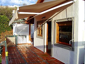 schönes Ferienhaus Teneriffa West bei Los Gigantes - die Terasse schönes Ferienhaus Teneriffa West bei Los Gigantes - die Terasse