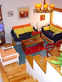 schönes Ferienhaus Teneriffa West bei Los Gigantes - das -Wohnzimmer schönes Ferienhaus Teneriffa West bei Los Gigantes - das -Wohnzimmer