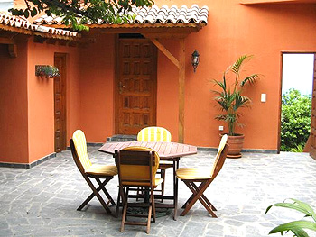 Sitzecke im Patio