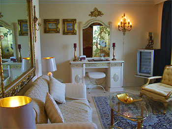 Wohnzimmer der Suite