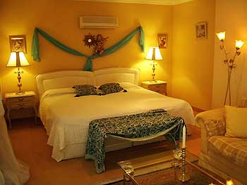 Luxusbett der Suite