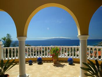 Panoramablick auf La Gomera Panoramablick auf La Gomera