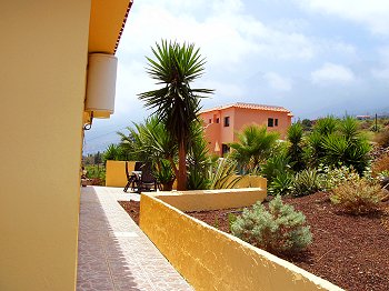 Möblierte Terrasse