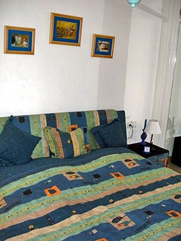 Schlafzimmer mit Doppelbett Schlafzimmer mit Doppelbett