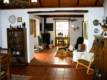 Wohnzimmer mit Kaminofen Wohnzimmer mit Kaminofen