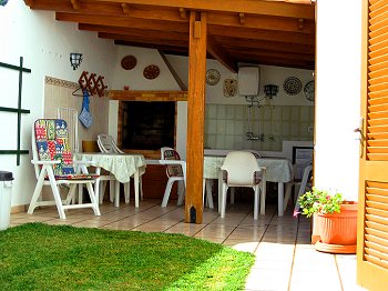 Terrasse mit Barbecue
