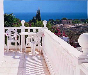 Blick vom Balkon auf das Meer Blick vom Balkon auf das Meer