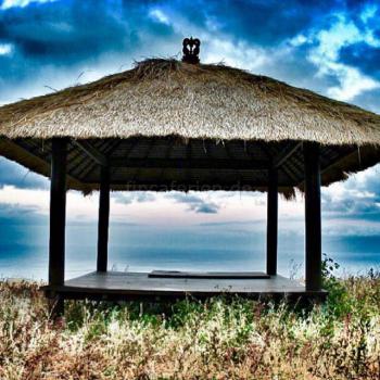 Pavillion mit Meerblick