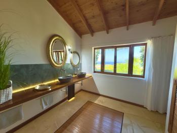 Duschbad en suite im Ferienhaus